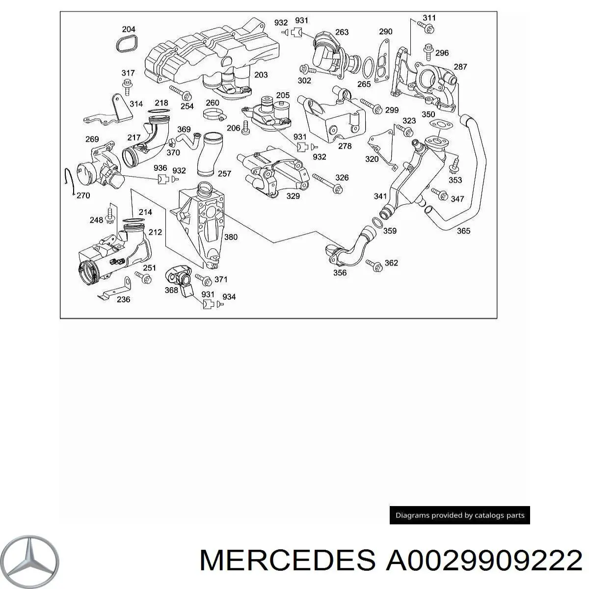  Mercedes A0029909222 precio, desde 6,08 EUR