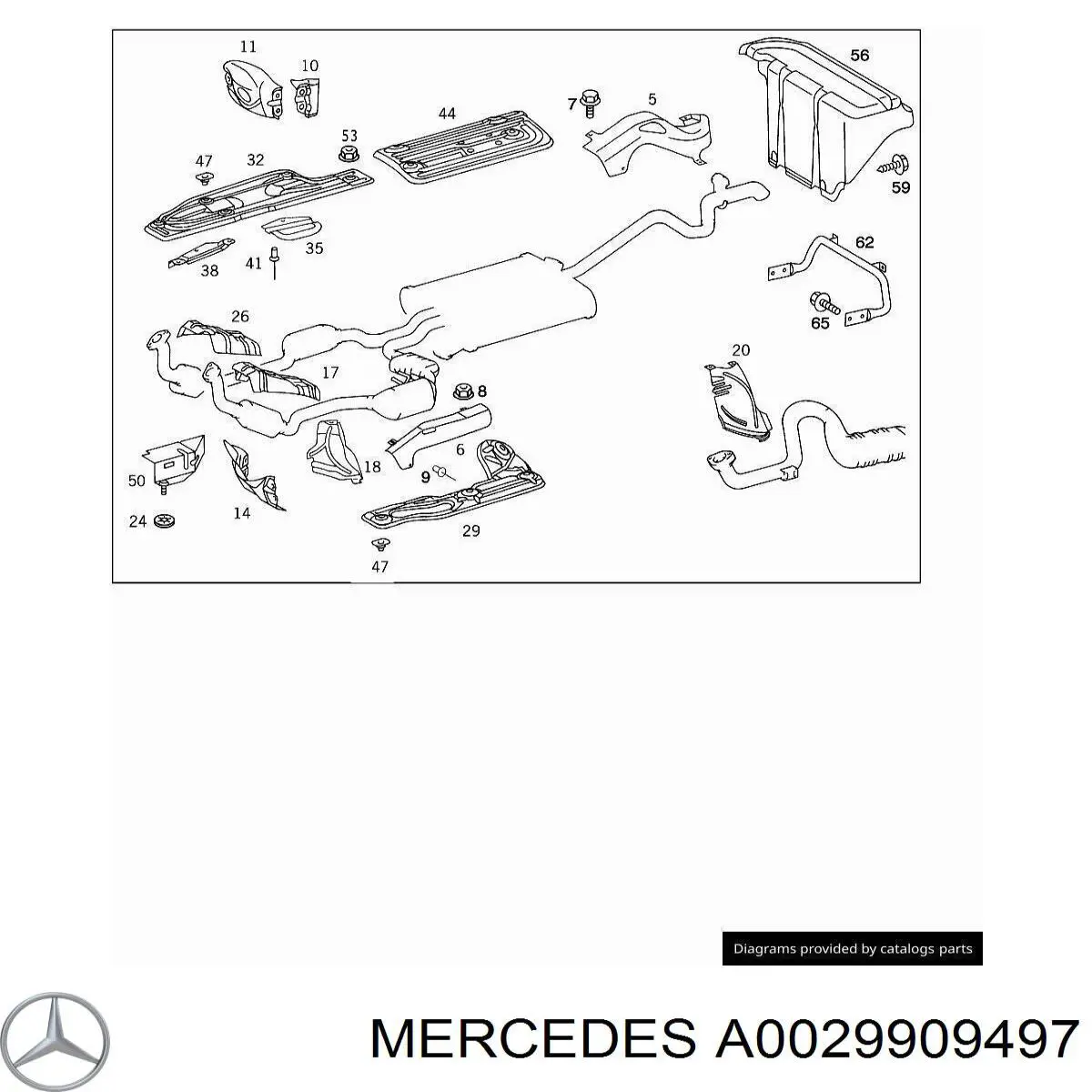  Mercedes A0029909497 precio, desde 1,63 EUR