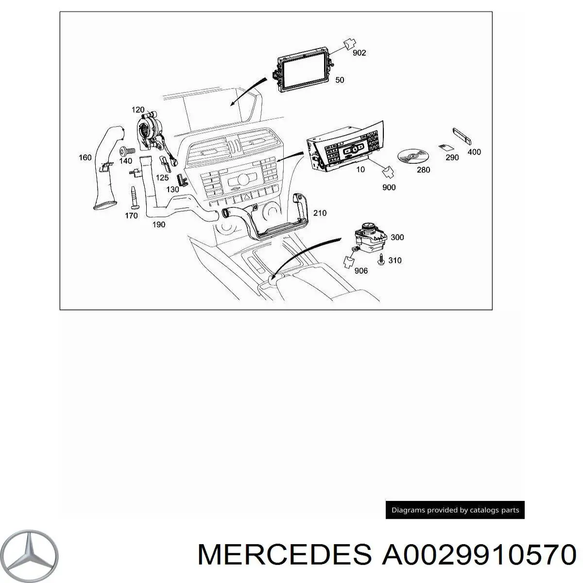 A0029910570 Mercedes 
