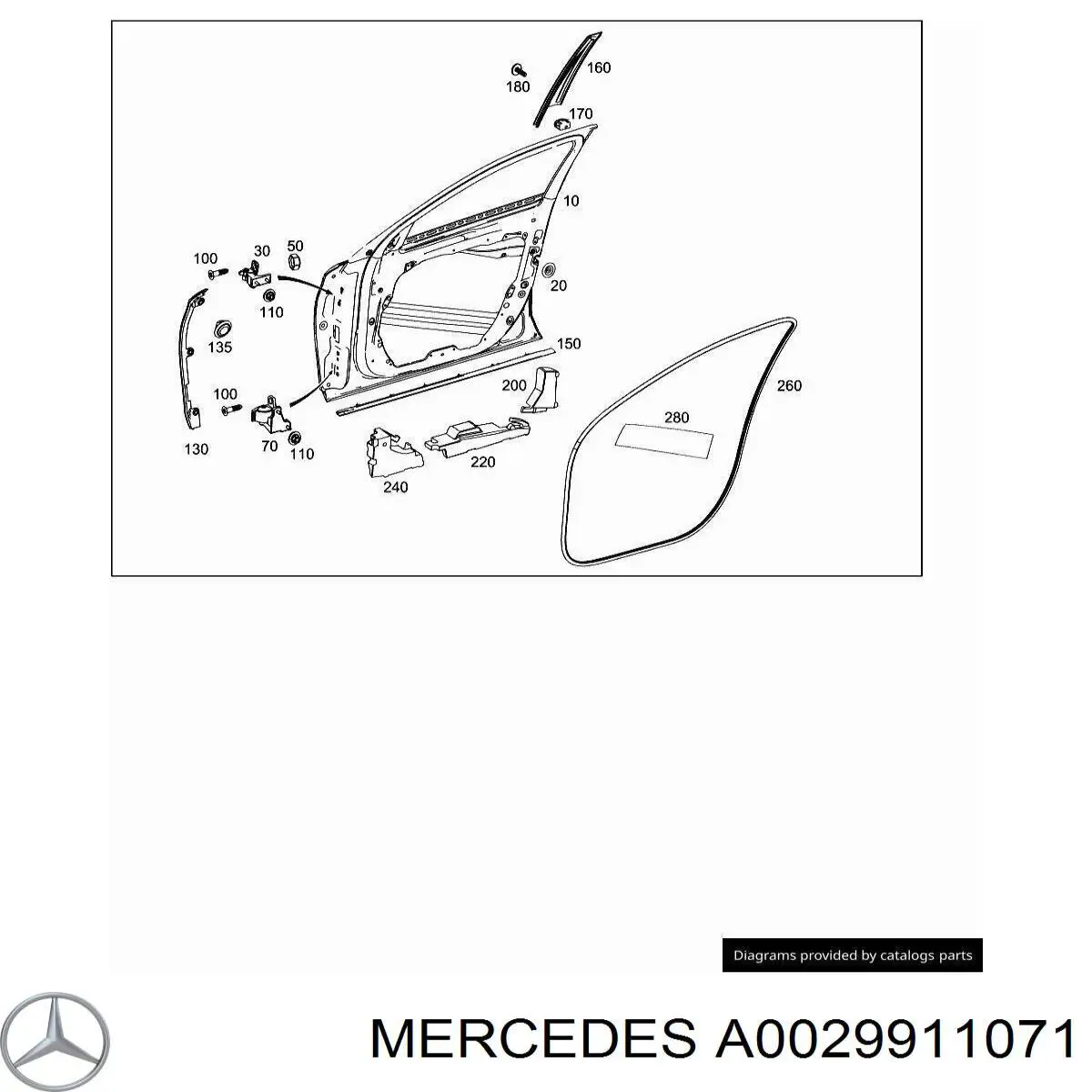  Mercedes A0029911071 precio, desde 4,84 EUR