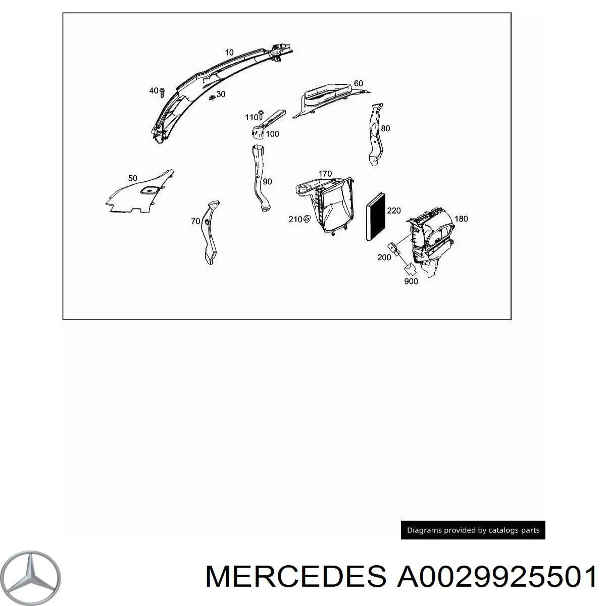  Mercedes A0029925501 precio, desde 4,33 EUR