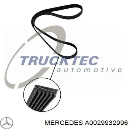 Correa de transmisión trapezoidal Mercedes A0029932996 precio, desde 30,30 EUR