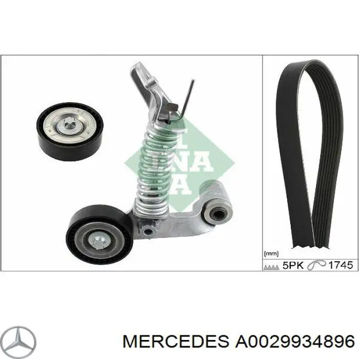 A0029934896 Mercedes Correa poly v