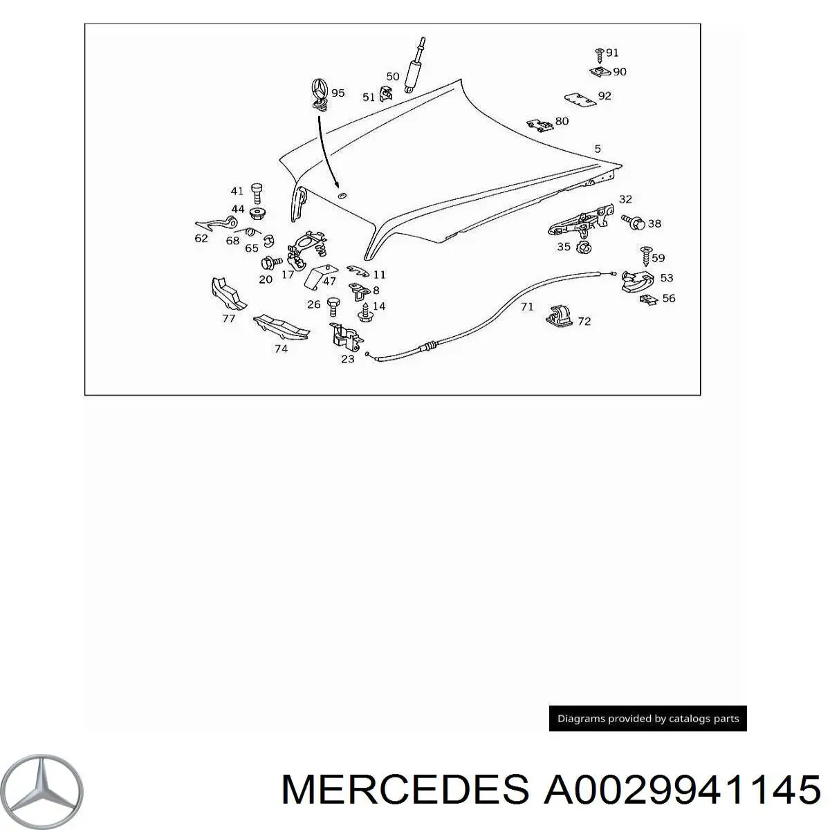  Mercedes A0029941145 precio, desde 2,16 EUR