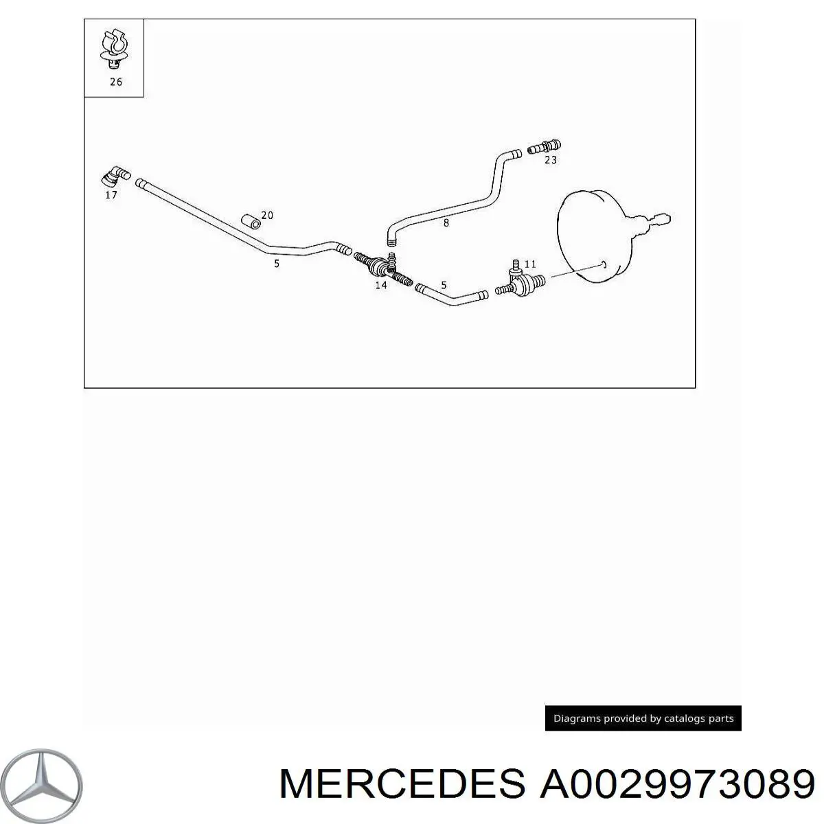  Mercedes A0029973089 precio, desde 24,79 EUR