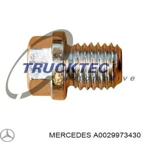 Tapón del cárter de aceite Mercedes A0029973430 precio, desde 1,33 EUR