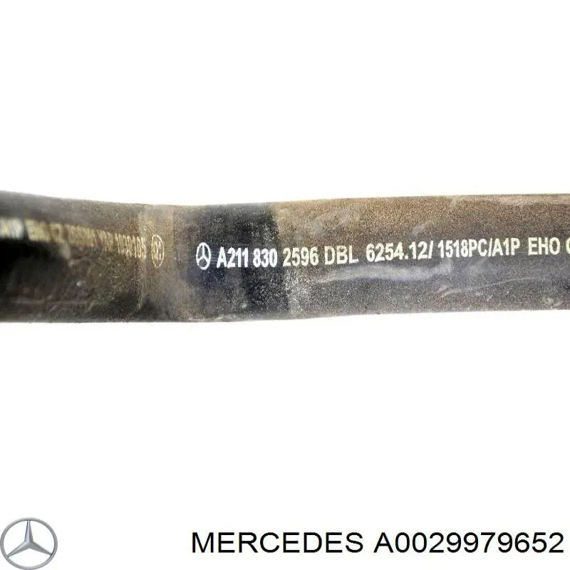 Comprar A0029979652 Mercedes Manguera de baja presión de dirección asistida, del depósito a la bomba