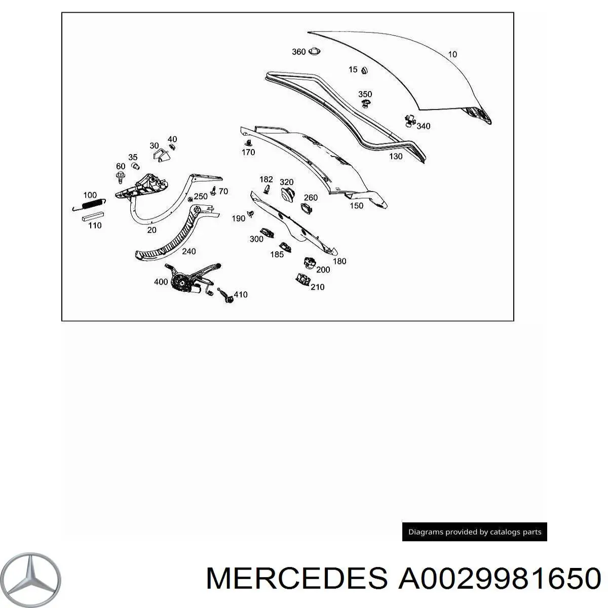  Mercedes A0029981650 precio, desde 4,33 EUR