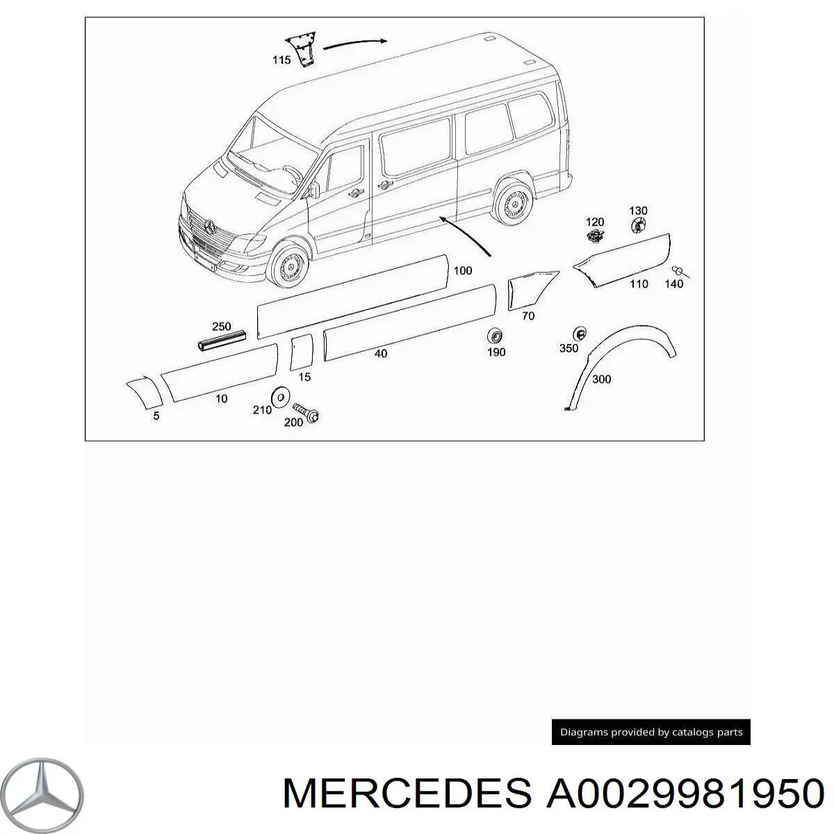 A0019985150 Mercedes Botella limpiaparabrisas
