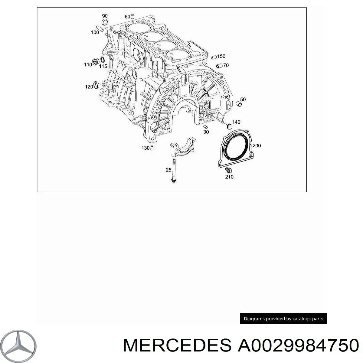  Mercedes A0029984750 precio, desde 9,56 EUR