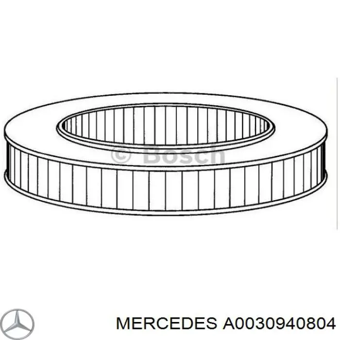 A0030940804 Mercedes filtro de aire