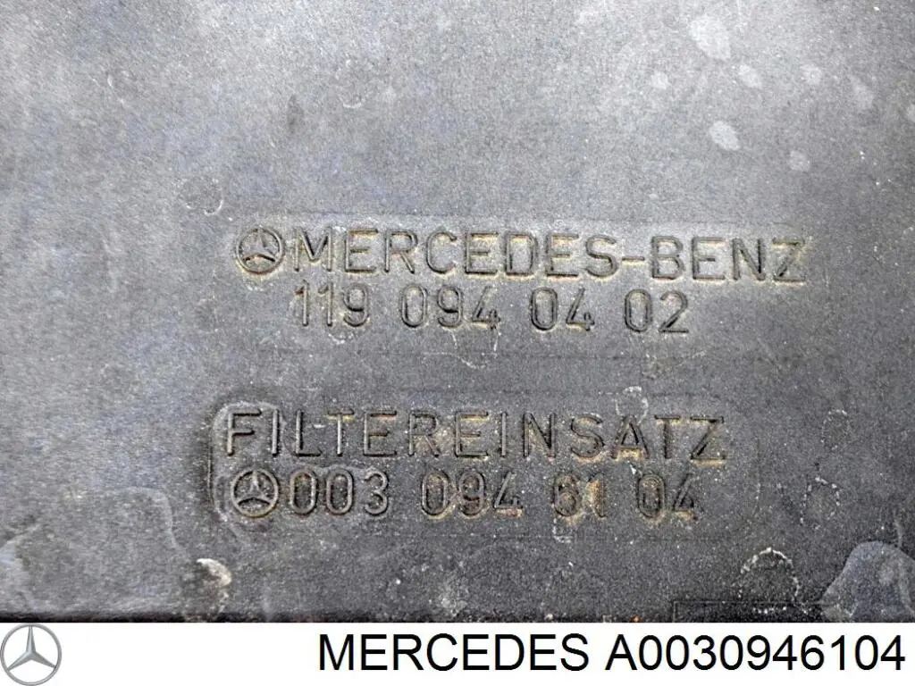 El filtro de aire Mercedes A0030946104 precio, desde 9,31 EUR