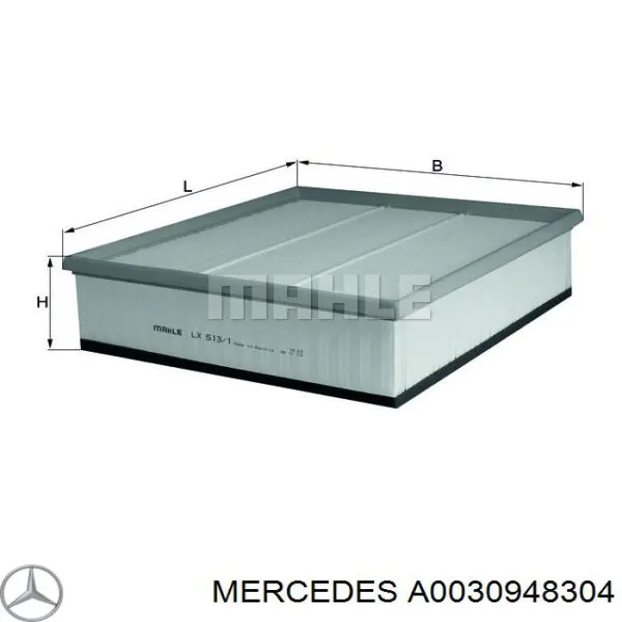 Comprar A0030948304 Mercedes Filtro de aire