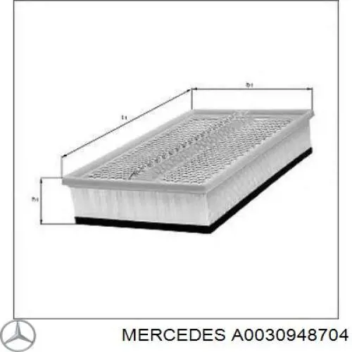 Comprar A0030948704 Mercedes Filtro de aire
