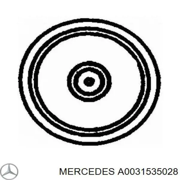 A0031535028 Mercedes sensor de posición del cigüeñal