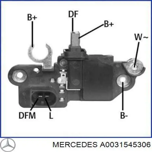 Comprar A0031545306 Mercedes Regulador del alternador