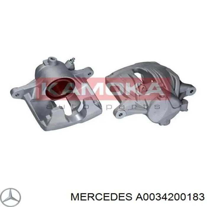 Pinza de freno delantera izquierda A0034200183 Mercedes