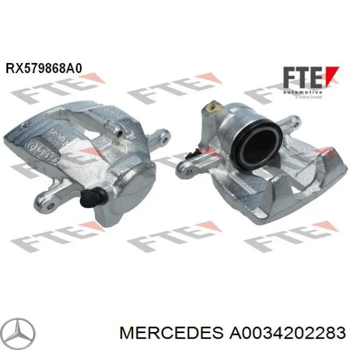 Comprar A0034202283 Mercedes Pinza de freno delantera derecha