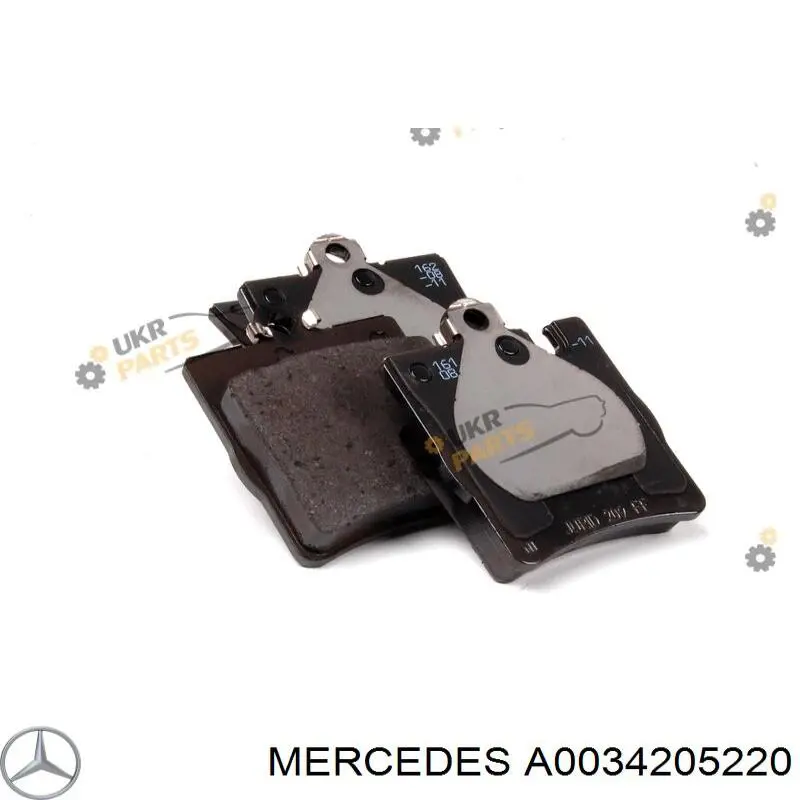 Comprar A0034205220 Mercedes Pastillas de freno traseras
