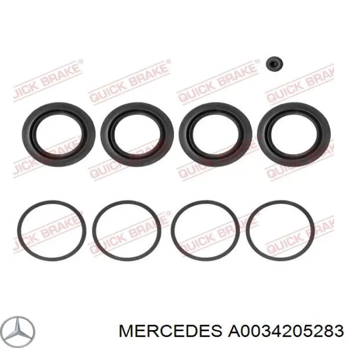 Pinza de freno delantera derecha Mercedes A0034205283 precio, desde 159,72 EUR