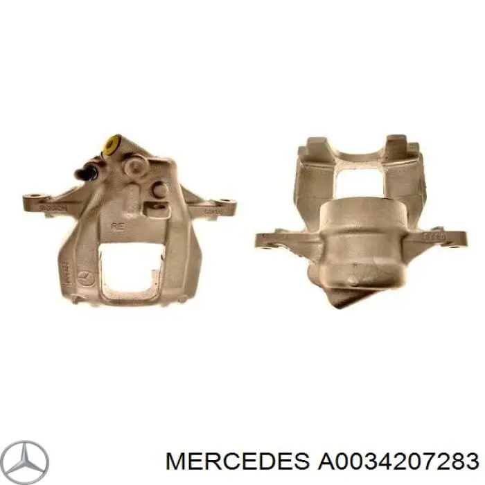 Pinza de freno trasera derecha Mercedes A0034207283 precio, desde 45,50 EUR