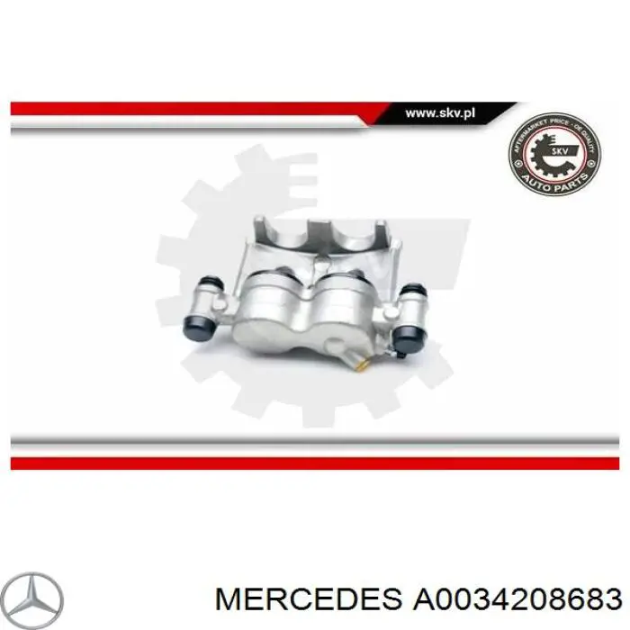Comprar A0034208683 Mercedes Pinza de freno delantera derecha