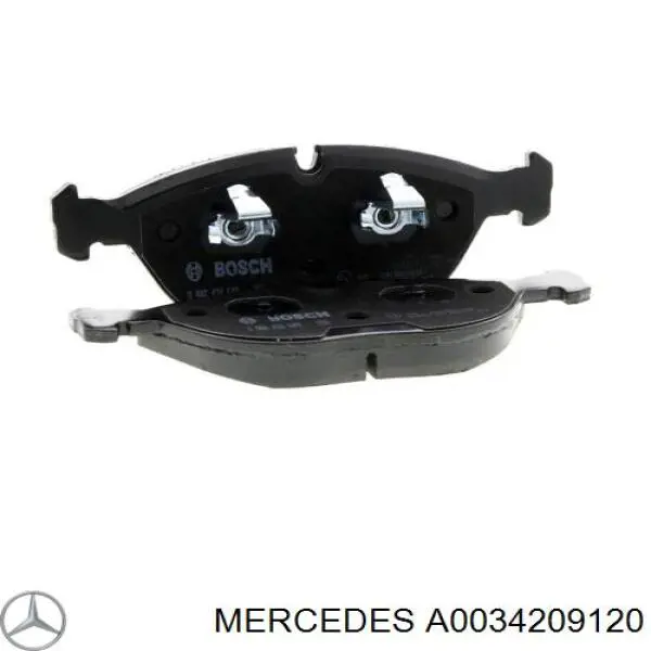 Pastillas de freno A0034209120 Mercedes