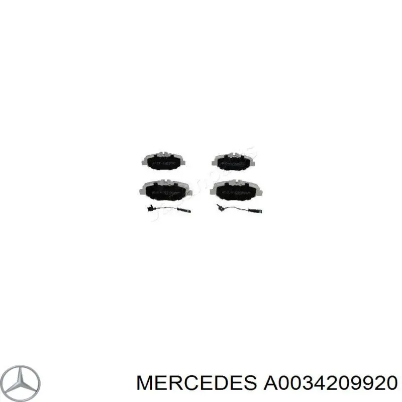 Comprar A0034209920 Mercedes Pastillas delanteras de freno