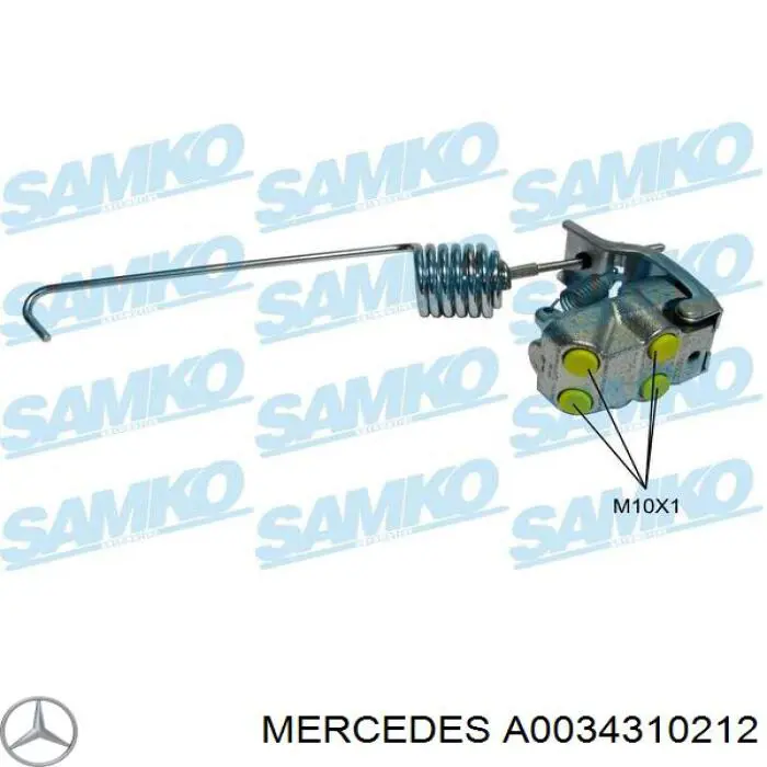 0034310212 Mercedes Regulador de la fuerza de frenado