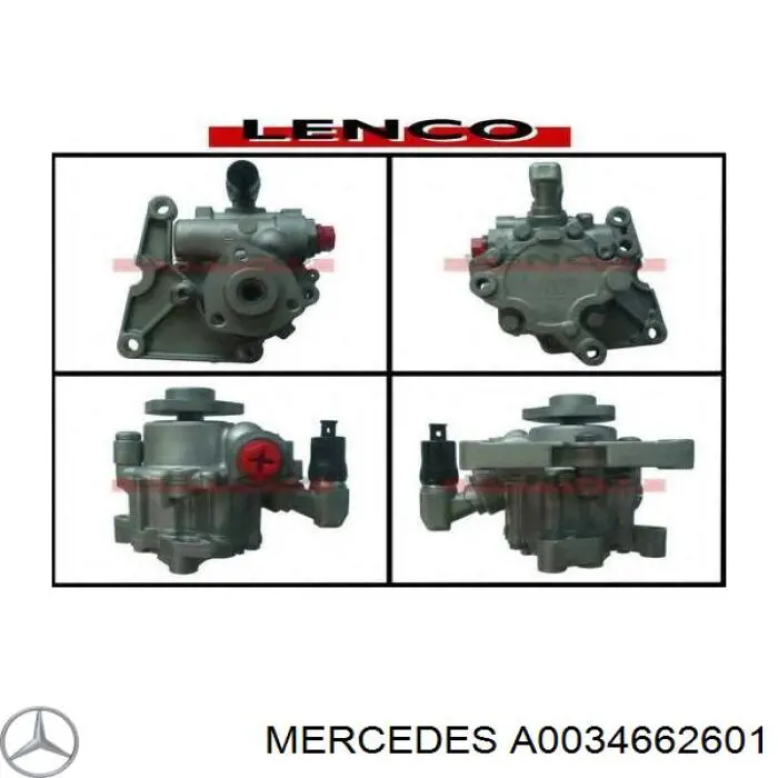 0034662601 Mercedes bomba de dirección