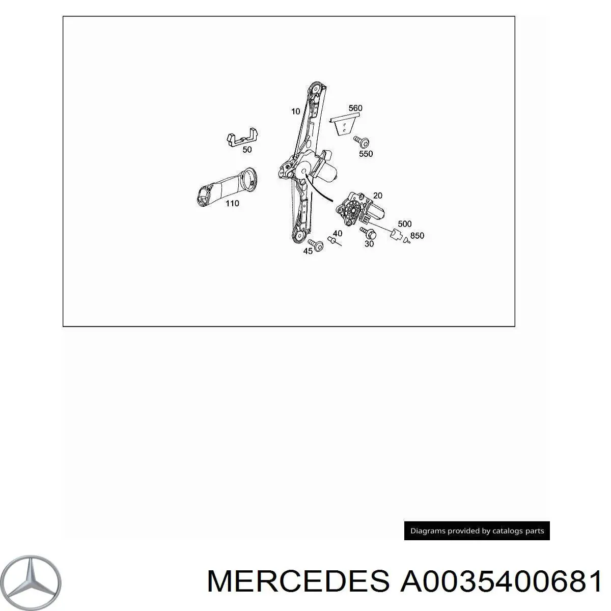 A0035400681 Mercedes