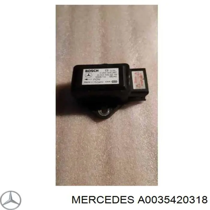 Sensor de aceleración lateral (ESP) Mercedes A0035420318 precio, desde 43,56 EUR