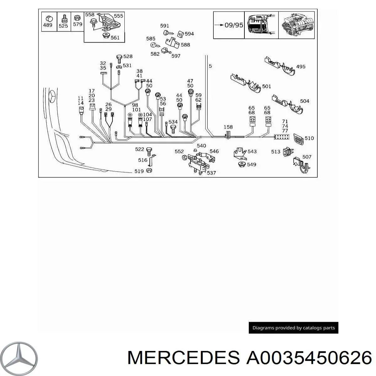  Mercedes A0035450626 precio, desde 4,66 EUR