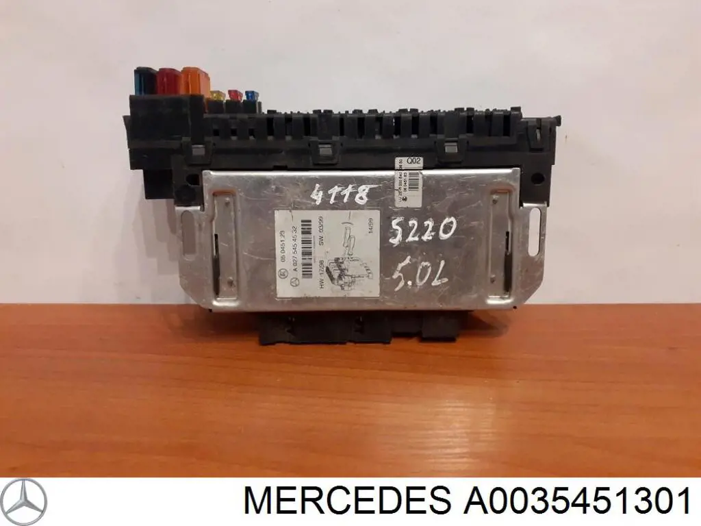 Comprar A0035451301 Mercedes Caja de fusibles trasera interior