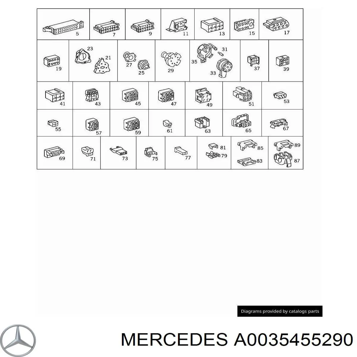  Mercedes A0035455290 precio, desde 10,68 EUR