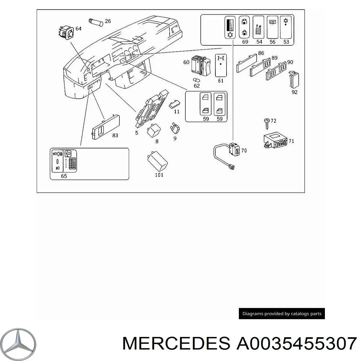 0035455307 Mercedes