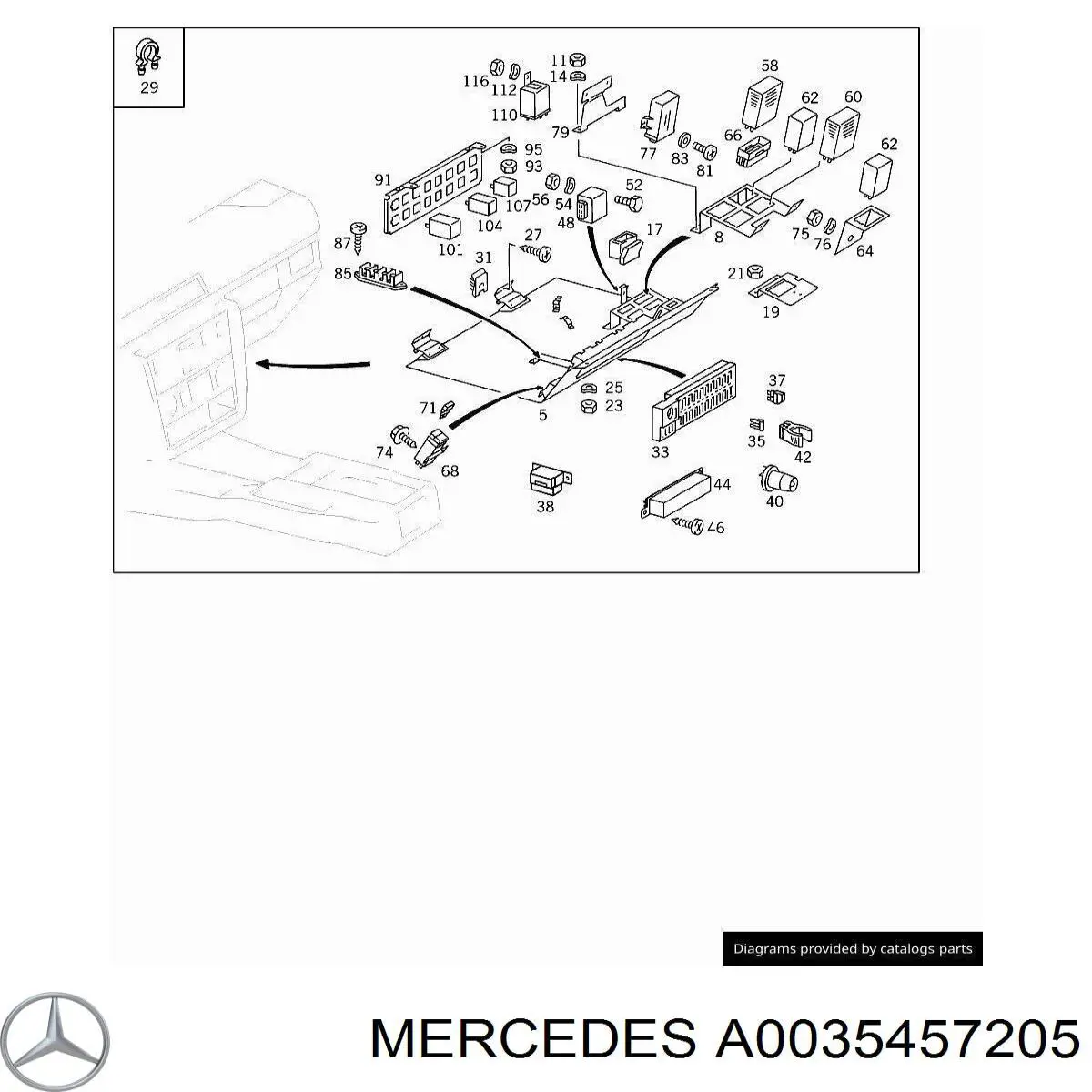  Mercedes A0035457205 precio, desde 695,51 EUR