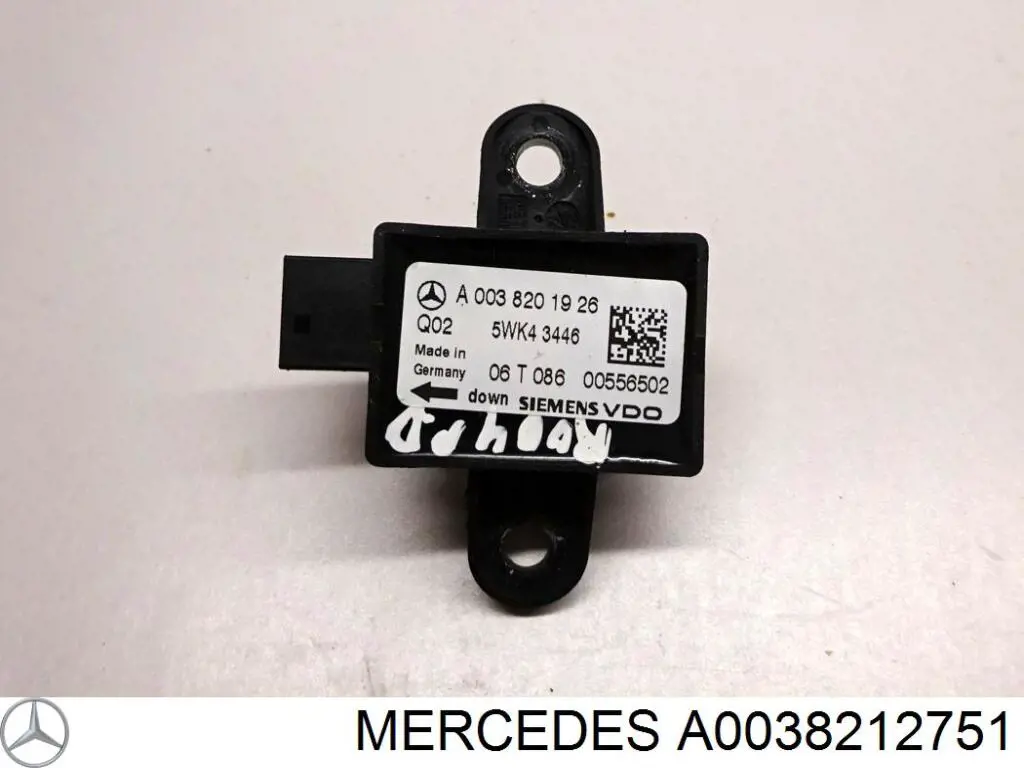 A0038212751 Mercedes sensor airbag lateral
