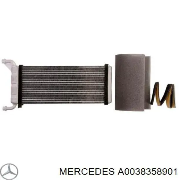 A0038358901 Mercedes radiador de calefacción