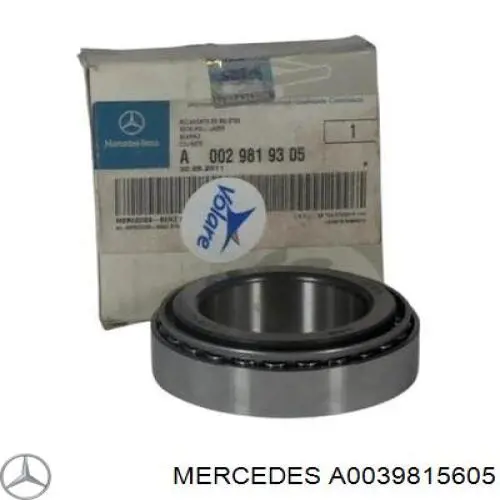 A0039815605 Mercedes cojinete interno del cubo de la rueda delantera