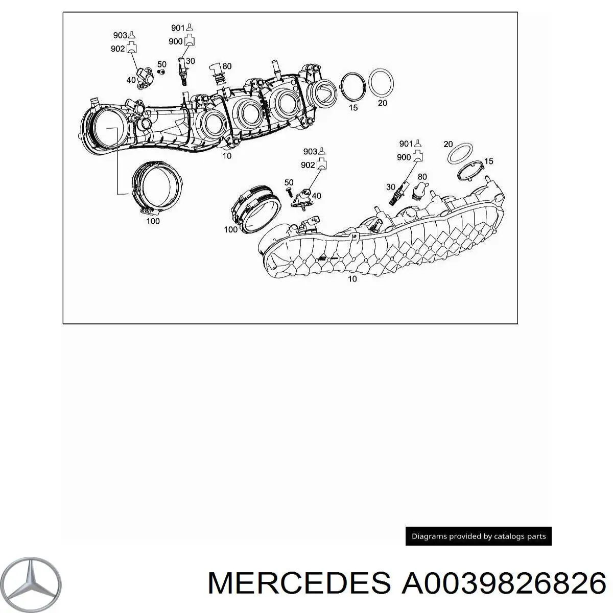 A0039826826 Mercedes 