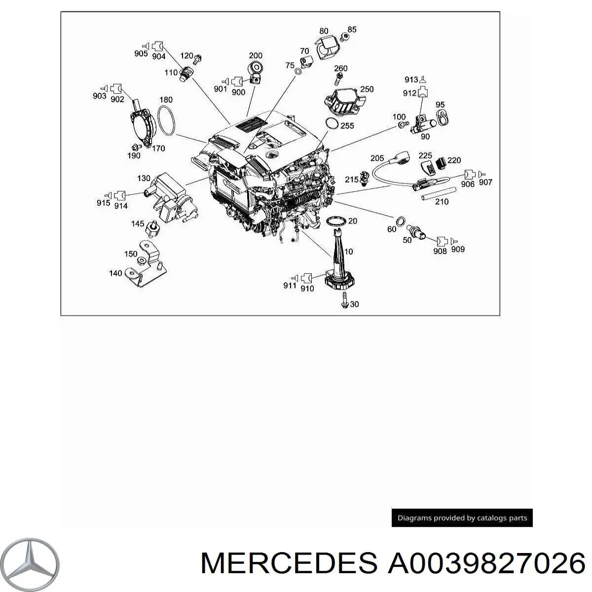 A0039827026 Mercedes 