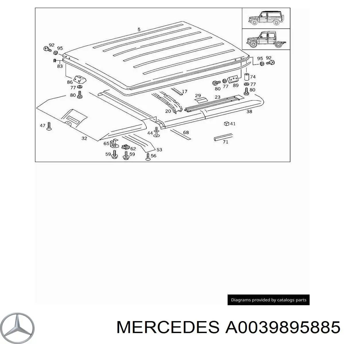 A0039895885 Mercedes
