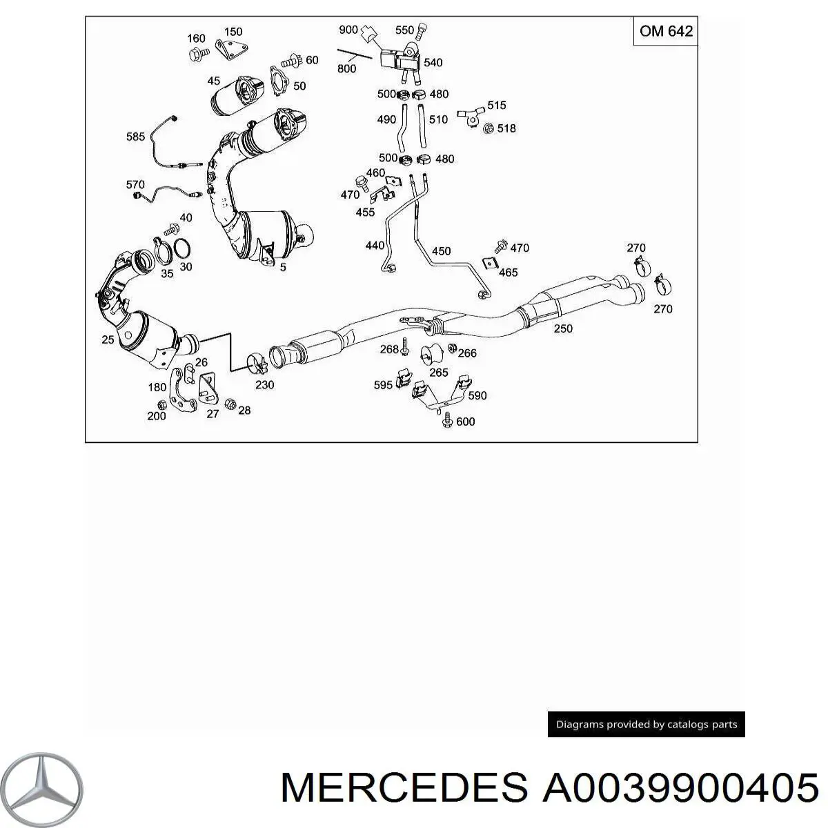  A0039900405 Mercedes