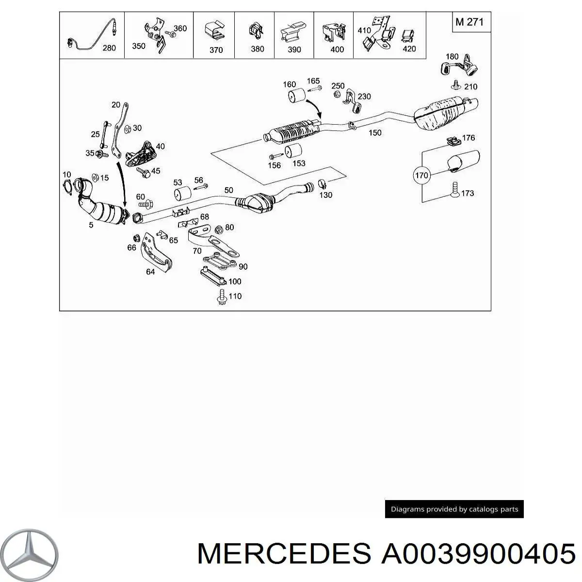  Mercedes A0039900405 precio, desde 3,93 EUR