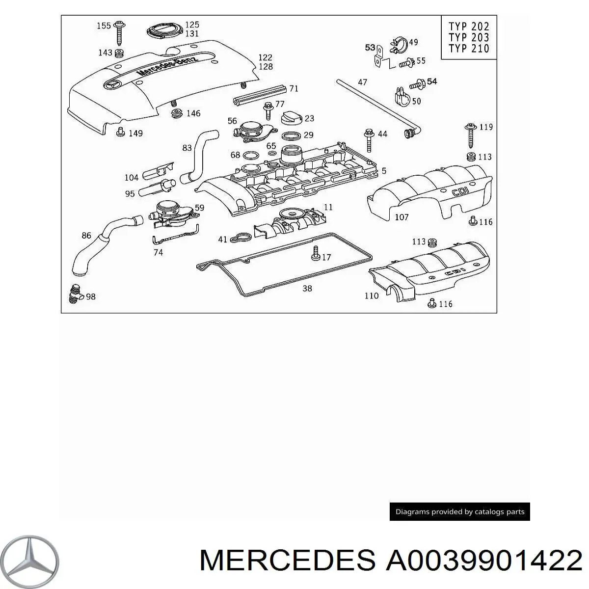 A0039901422 Mercedes