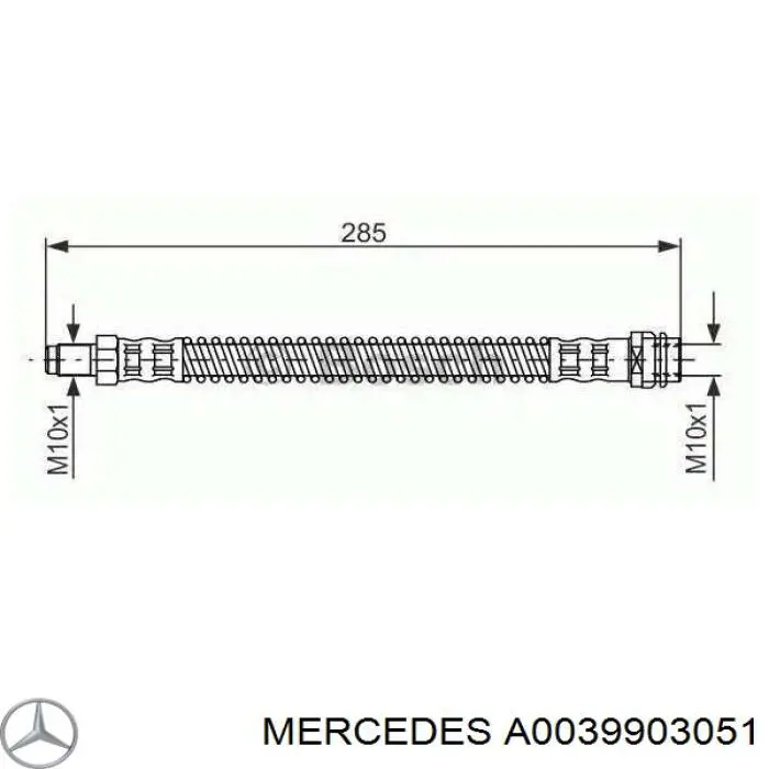 Tuerca del perno del eje de transmisión Mercedes A0039903051 precio, desde 6,94 EUR