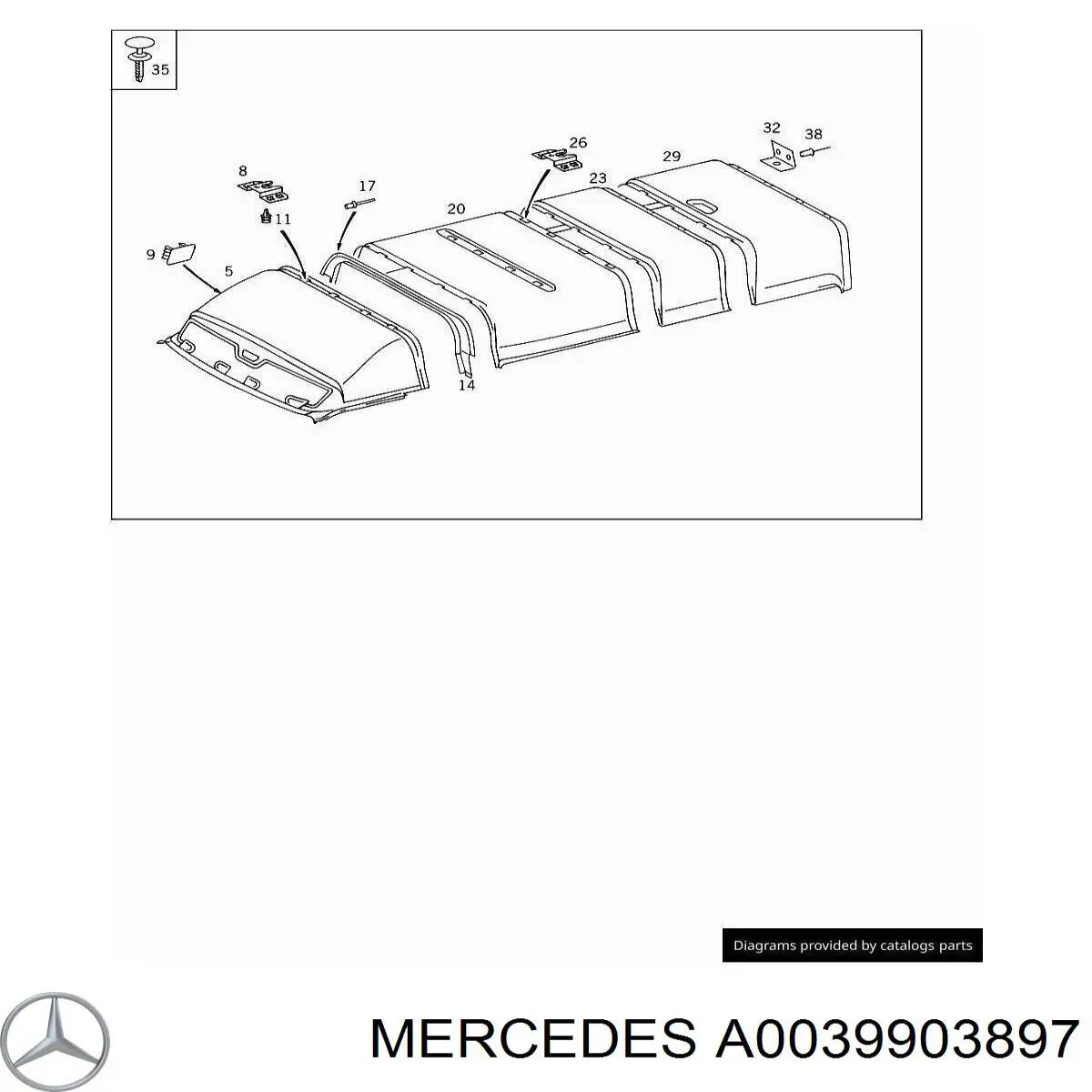 0039903897 Mercedes