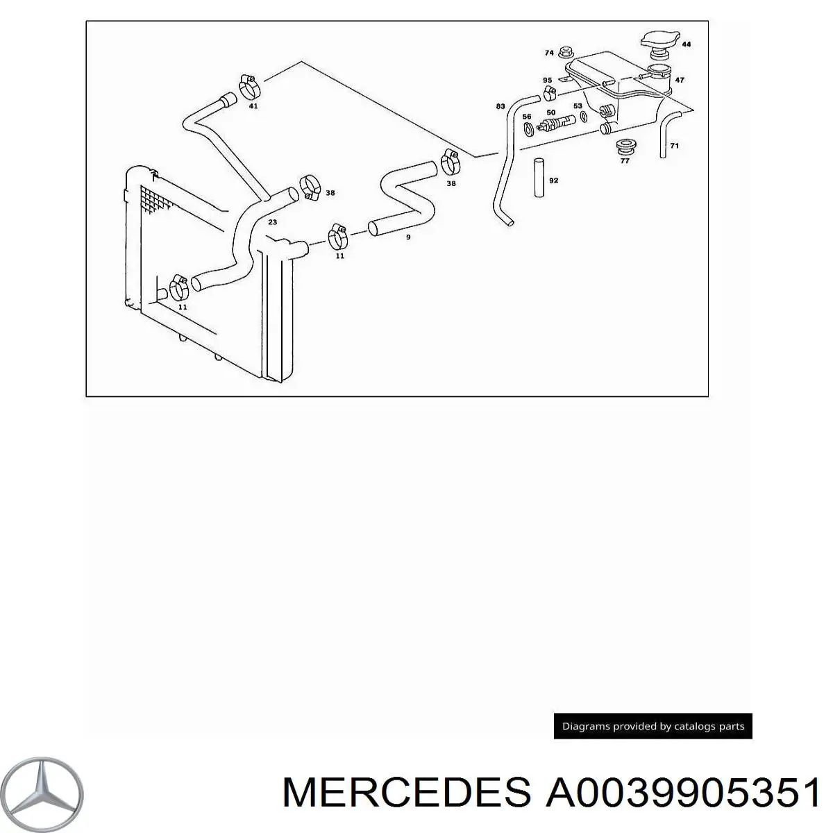  Mercedes A0039905351 precio, desde 4,87 EUR