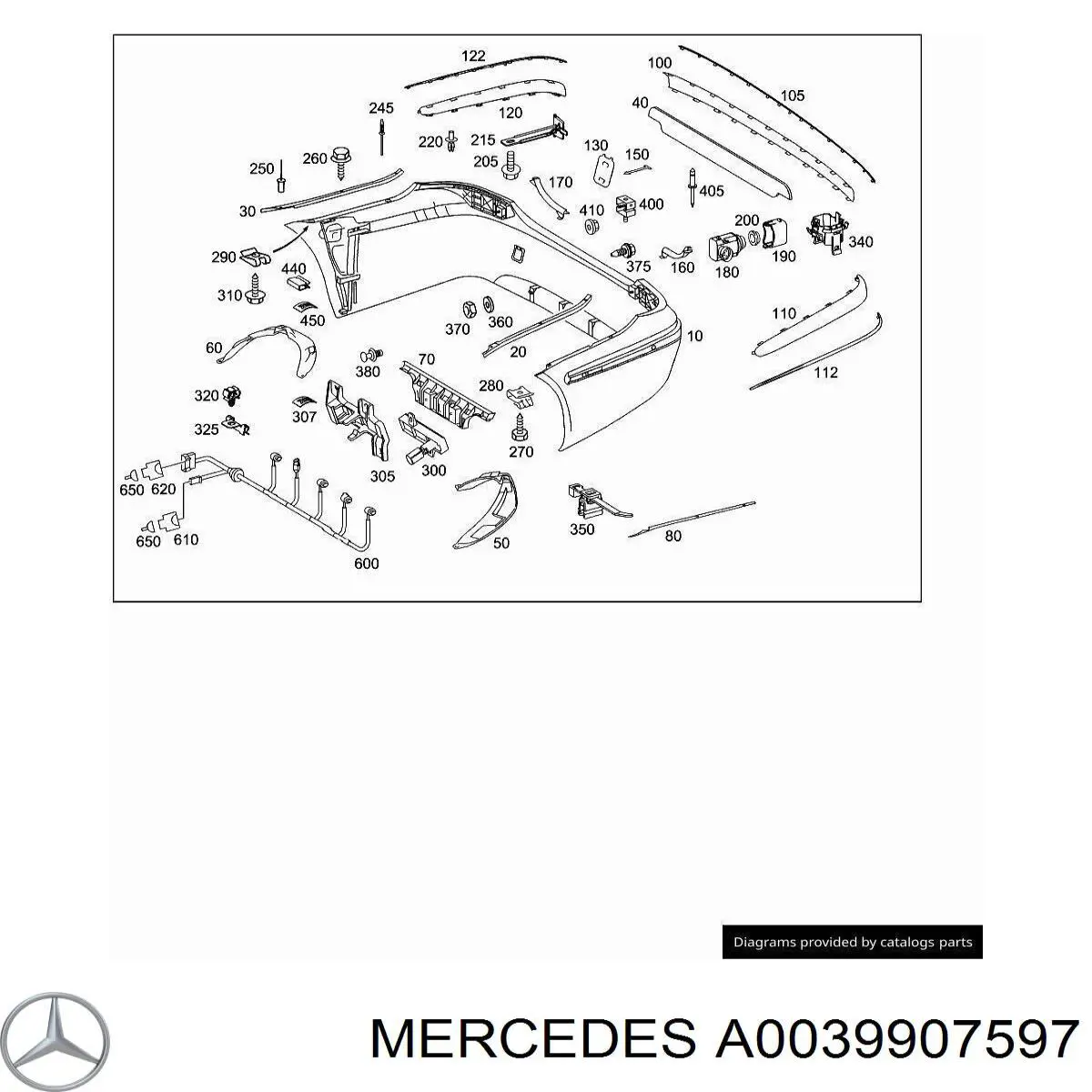 A0039907597 Mercedes 